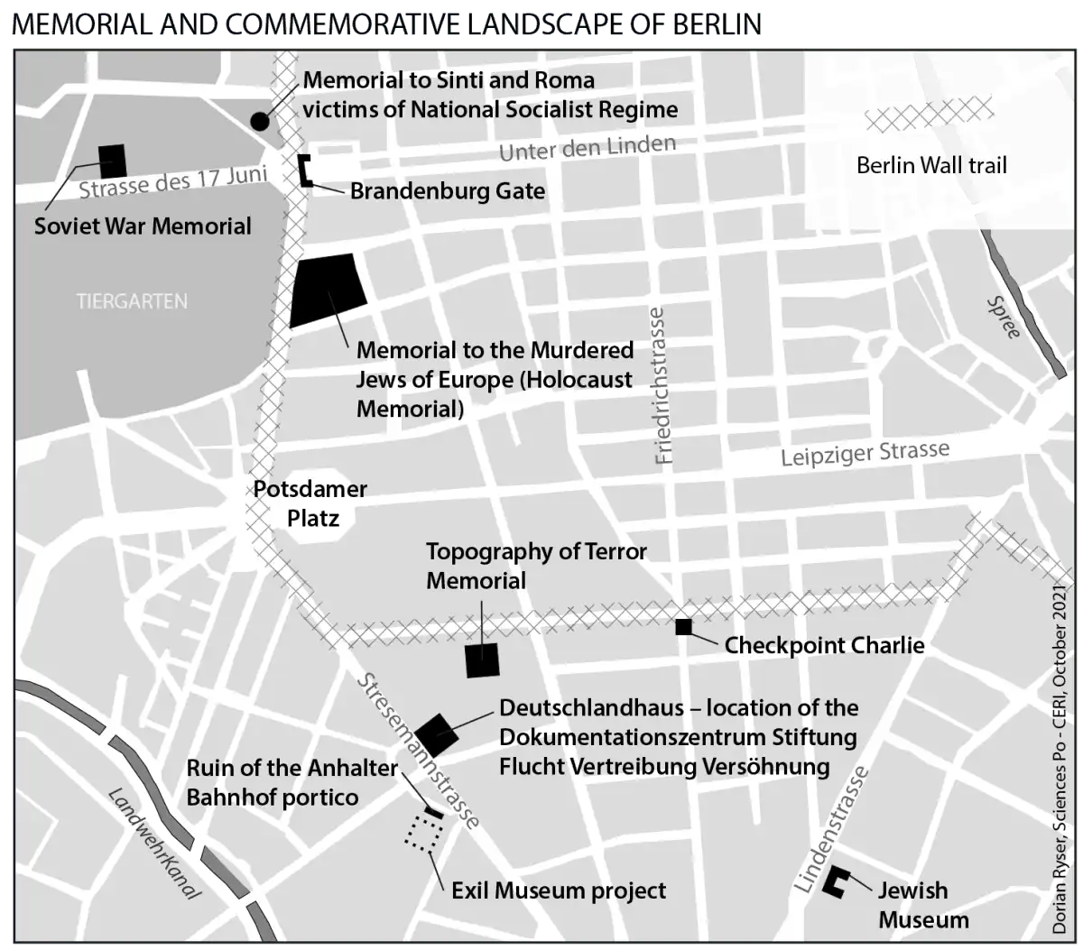 Memorial & Commemorative map of Berlin