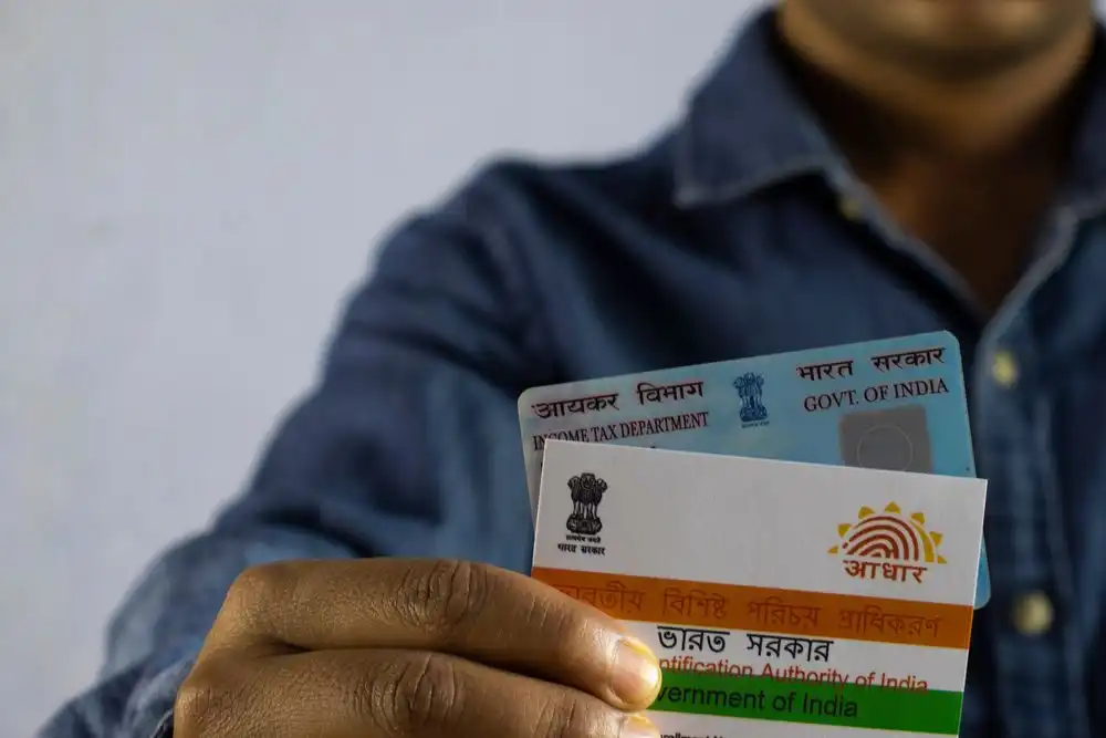 Aadhaar and Pan cards India