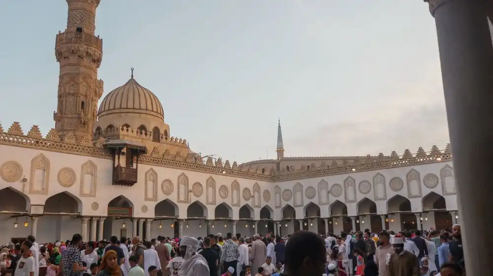 28 juin 2023, prière de l'Aïd à la mosquée al-azhar du Caire