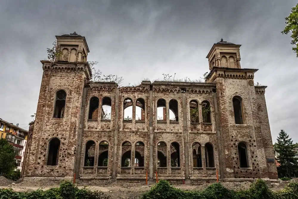 Abandoned Synagogue in Vidin, Bulgaria.