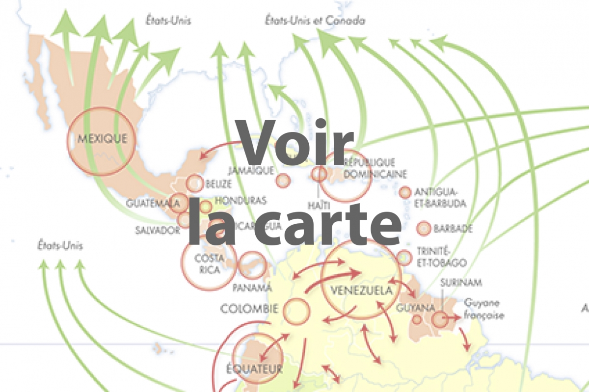 carte migrations Amérique latine