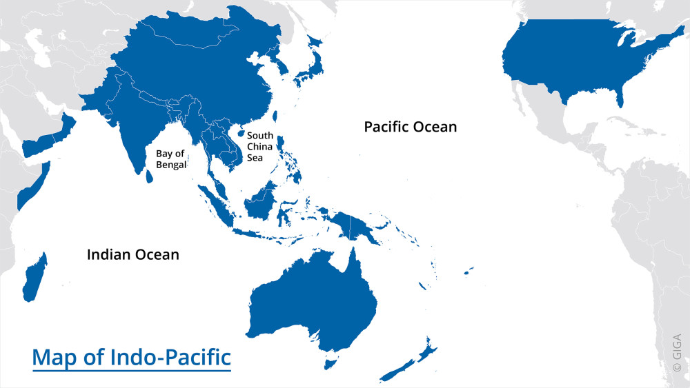 Map of Indo Pacific