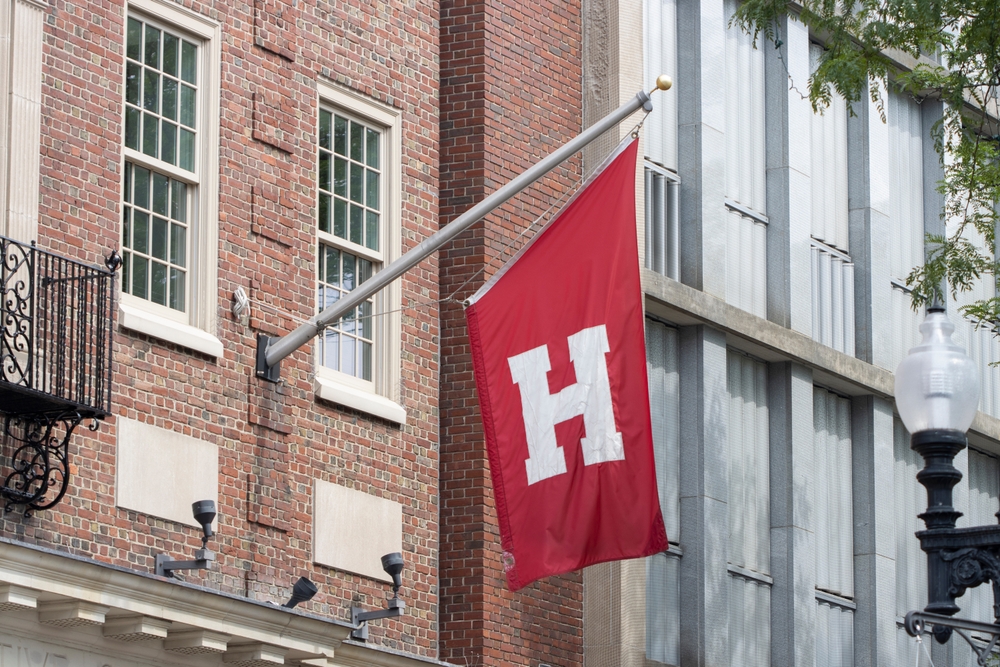 Harvard university flag