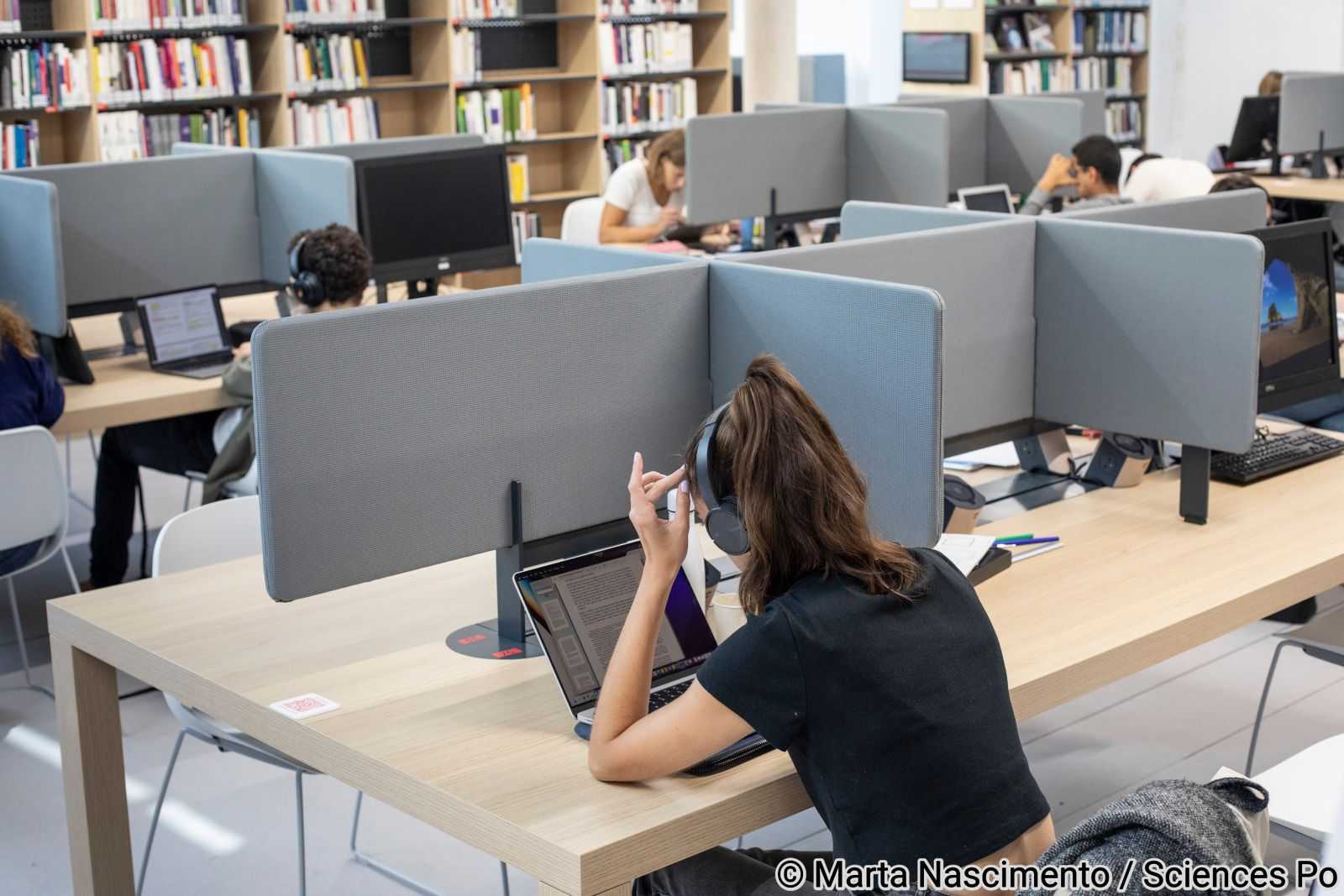 Espaces de travail sur le campus de Paris