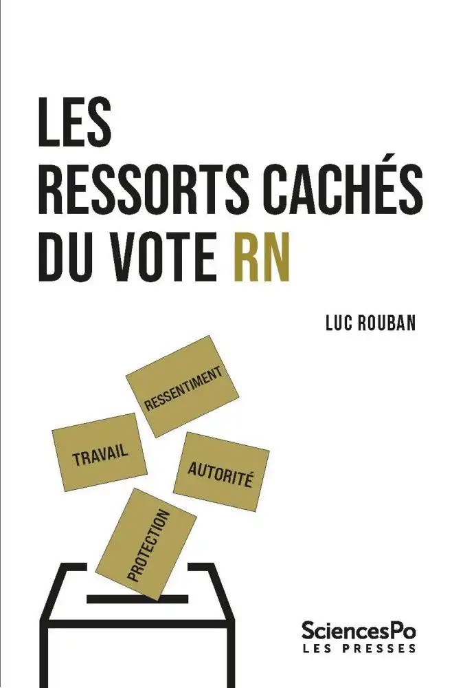 Les ressorts cachés du vote RN de Luc Rouban aux Presses de Sciences Po.