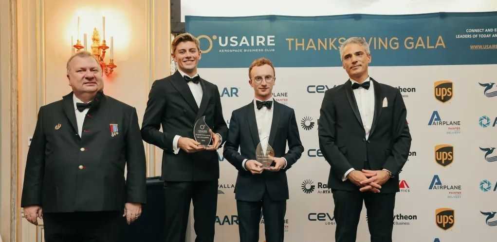 Hector Vesproumis & Erick Stylianidis, winners of the USAIRE Student Awards 2024