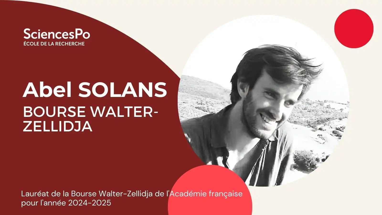 Abel Solans, bourse walter-zellidja