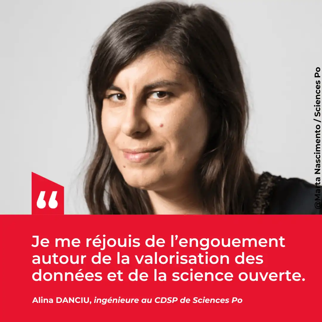 Alina Danciu : je me réjouis de l'engouement autour de la valorisation des données et de la science ouverte.