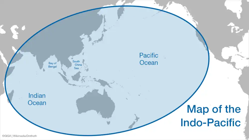 Map of the Indo Pacific