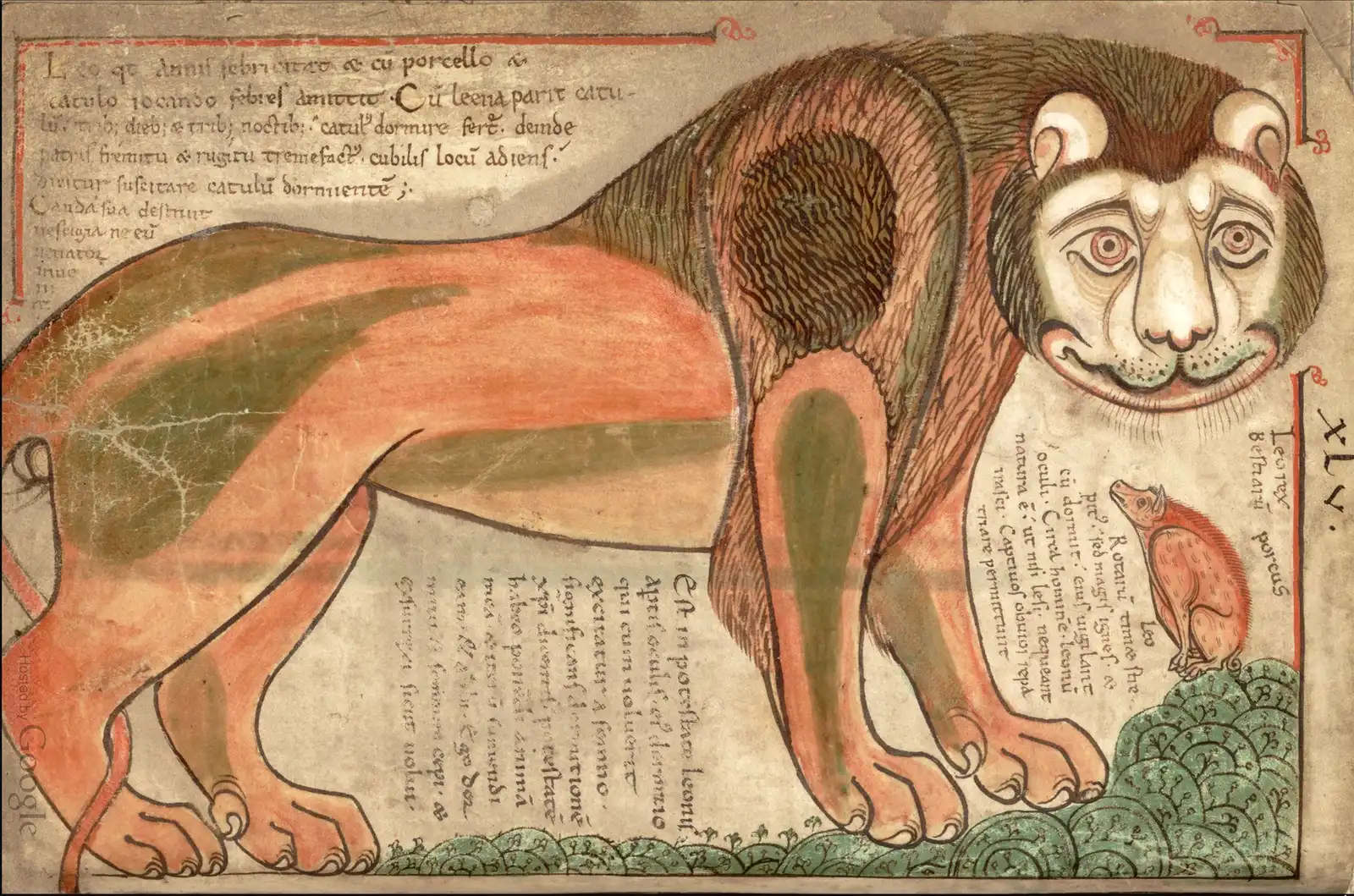 The Lion. Liber Floridus (University of Ghent) 1120