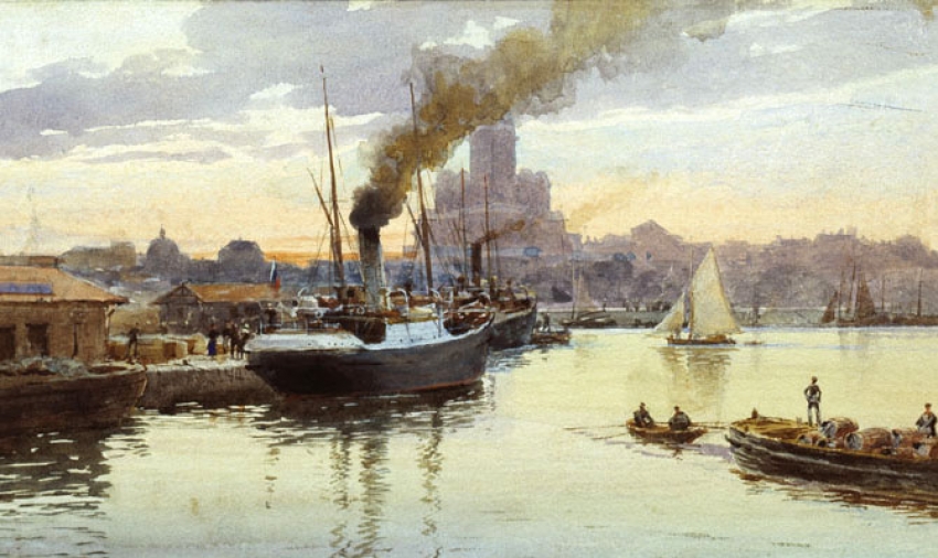 Benois Albert. Le port. 1895 | CC0