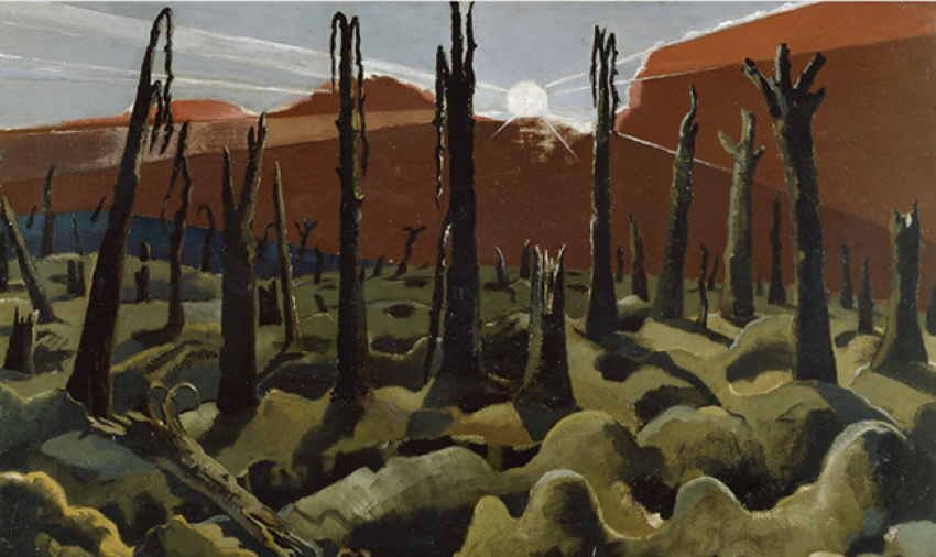 Paul Nash, "We are Making a New World", 1918, huile sur toile, IWM