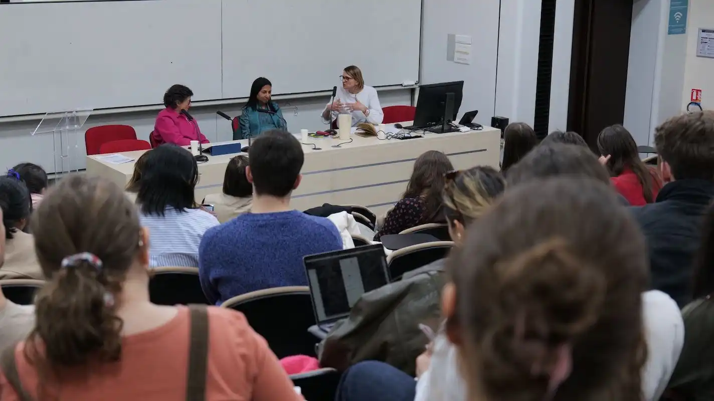 Conférence de Bina Agarwal à Sciences Po en mars 2025