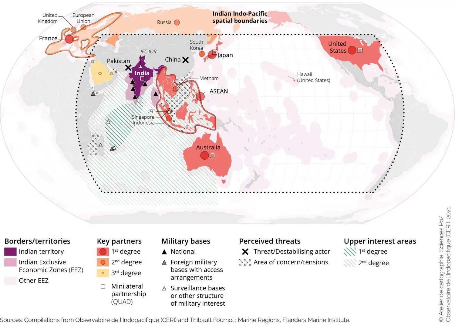 Indo-Pacific seen from India 2021