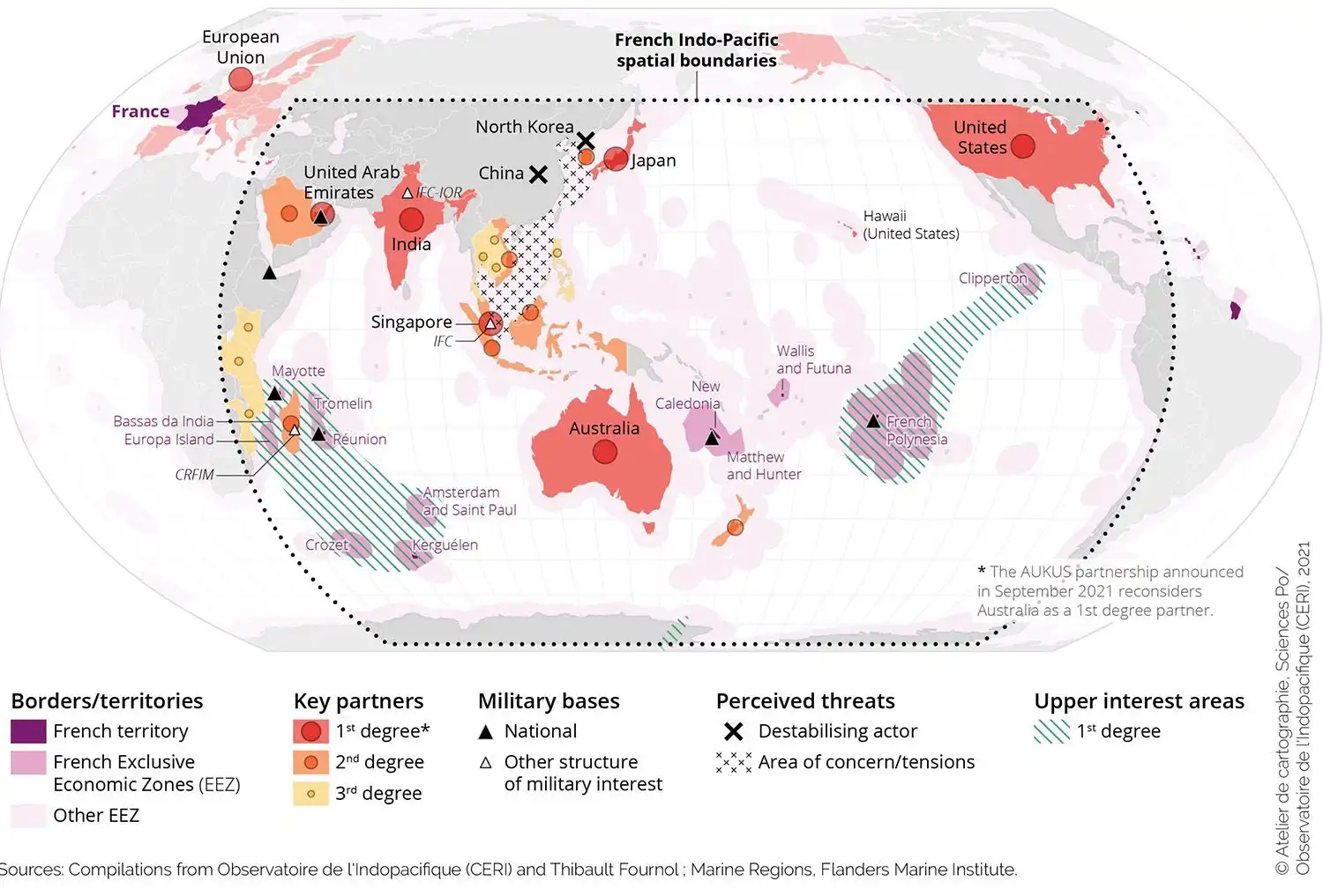 Indo-Pacific seen from France 2021