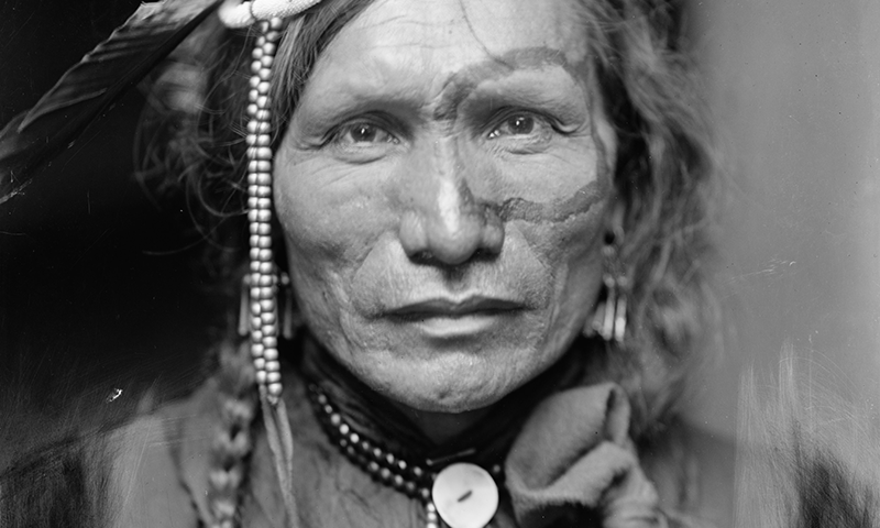 Title: Iron White Man, a Sioux Indian from Buffalo Bill's Wild West Show